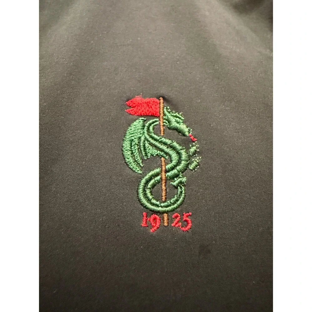Zero Restriction Mens L Jacket Black Full Zip Monterey Peninsula Golf Club